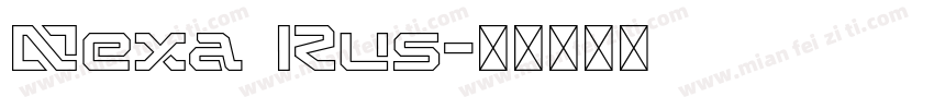 Nexa Rus字体转换